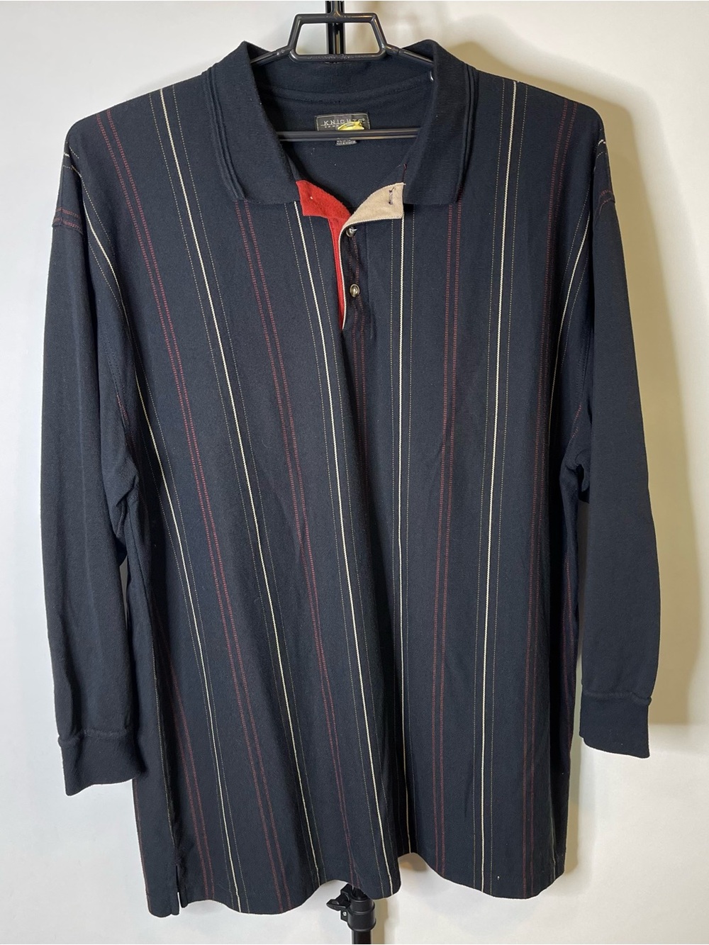 Knights Sportswear Long Sleeve Polo Shirt Size 4X Men’s